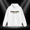 NATIONALSTOLZ,, Black Edition" Hoodie -Skull Crest