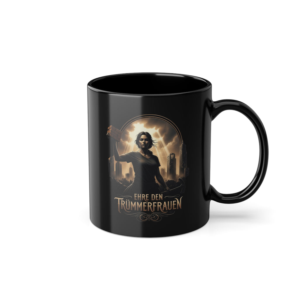 NATIONALSTOLZ  Coffee Mug — ,,Ehre den Trümmerfrauen" WWII Vintage Design