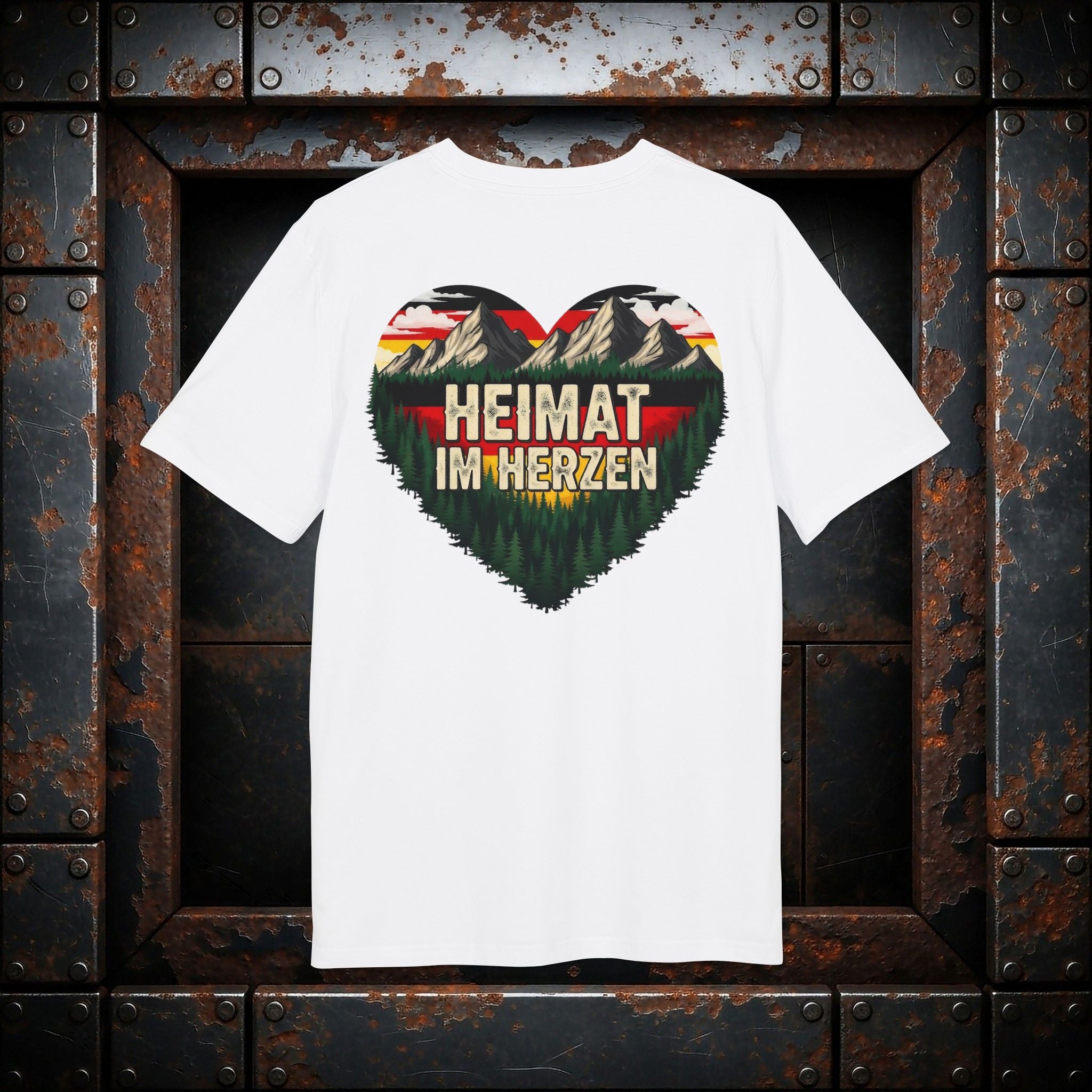 NATIONALSTOLZ   T Shirt -   "Heimat im Herzen"
