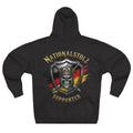 Nationalstolz  Supporter Hoodie großer Backprint Schädel ,Deutschland,Supporter