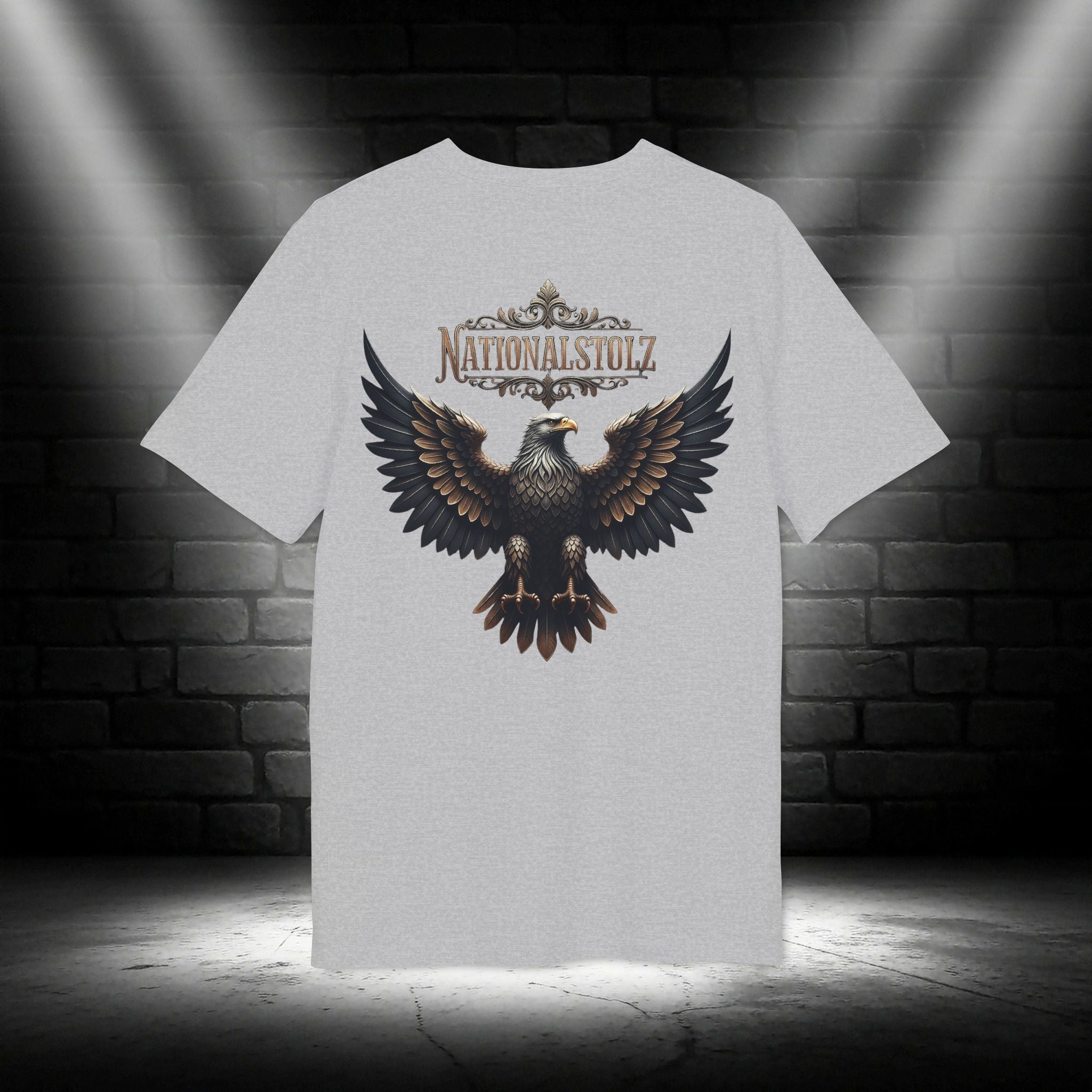 NATIONALSTOLZ ,,Ost - West Edition" — "United Germany"  Eagle Graphic ,Unisex T Shirt