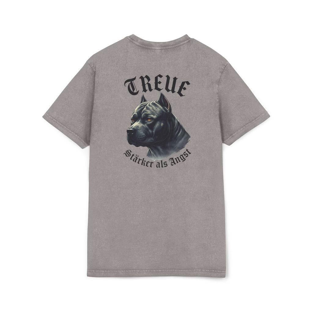 Nationalstolz Pitbull Graphic Tee – "Treue- Stärker als Angst"