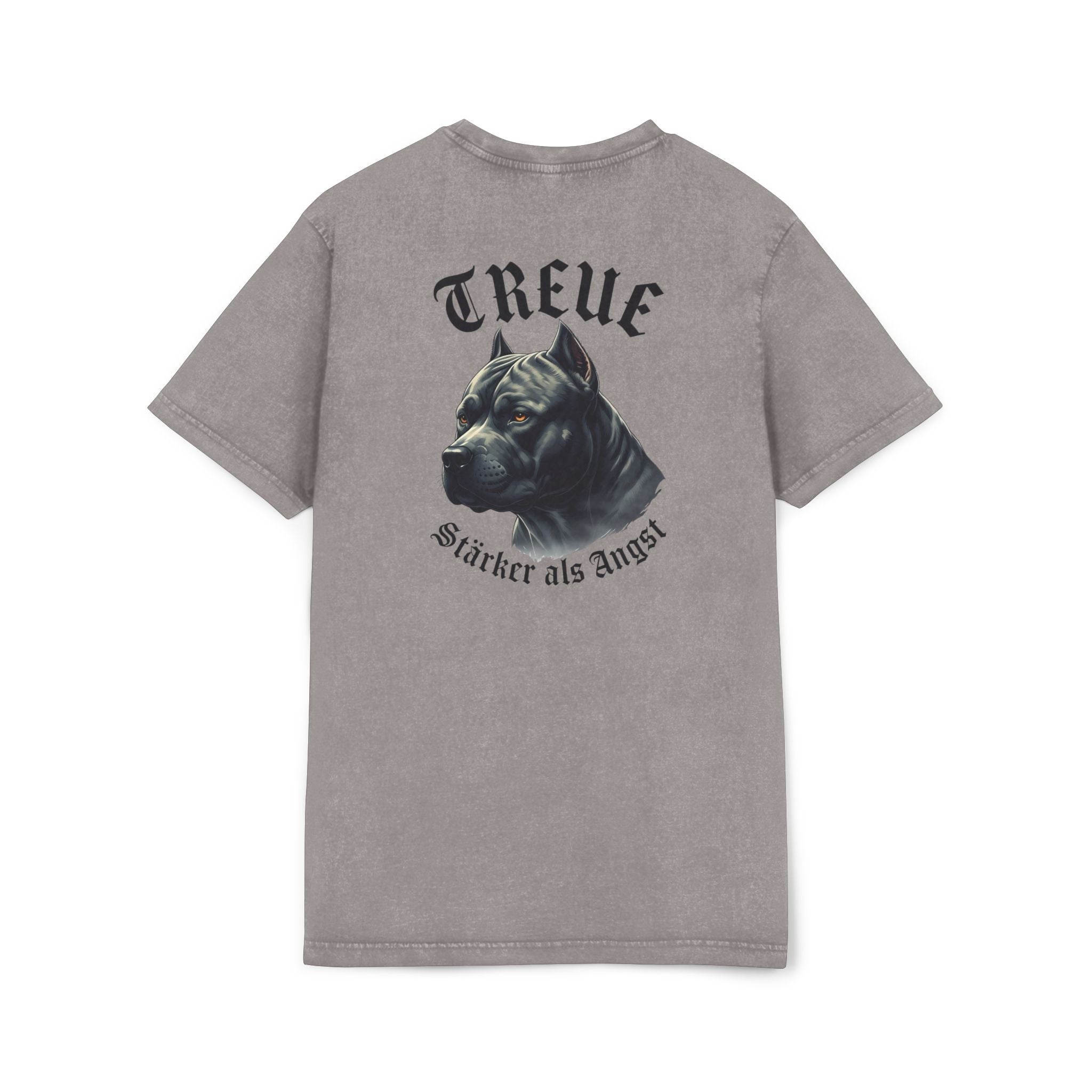 Nationalstolz Pitbull Graphic Tee – "Treue- Stärker als Angst"