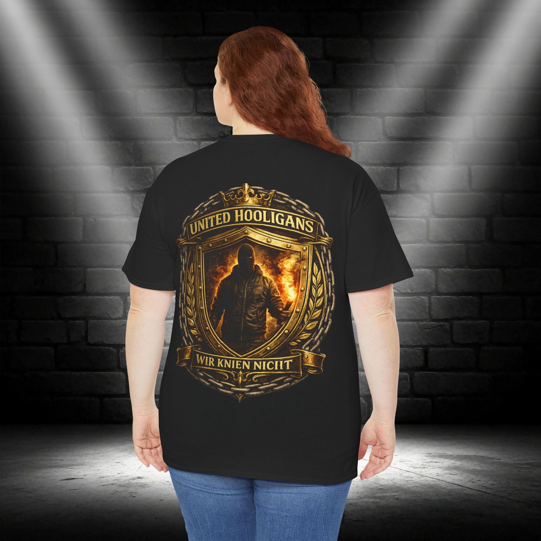 NATIONALSTOLZ  T-Shirt — "Wir Knien Nicht" United Hooligans