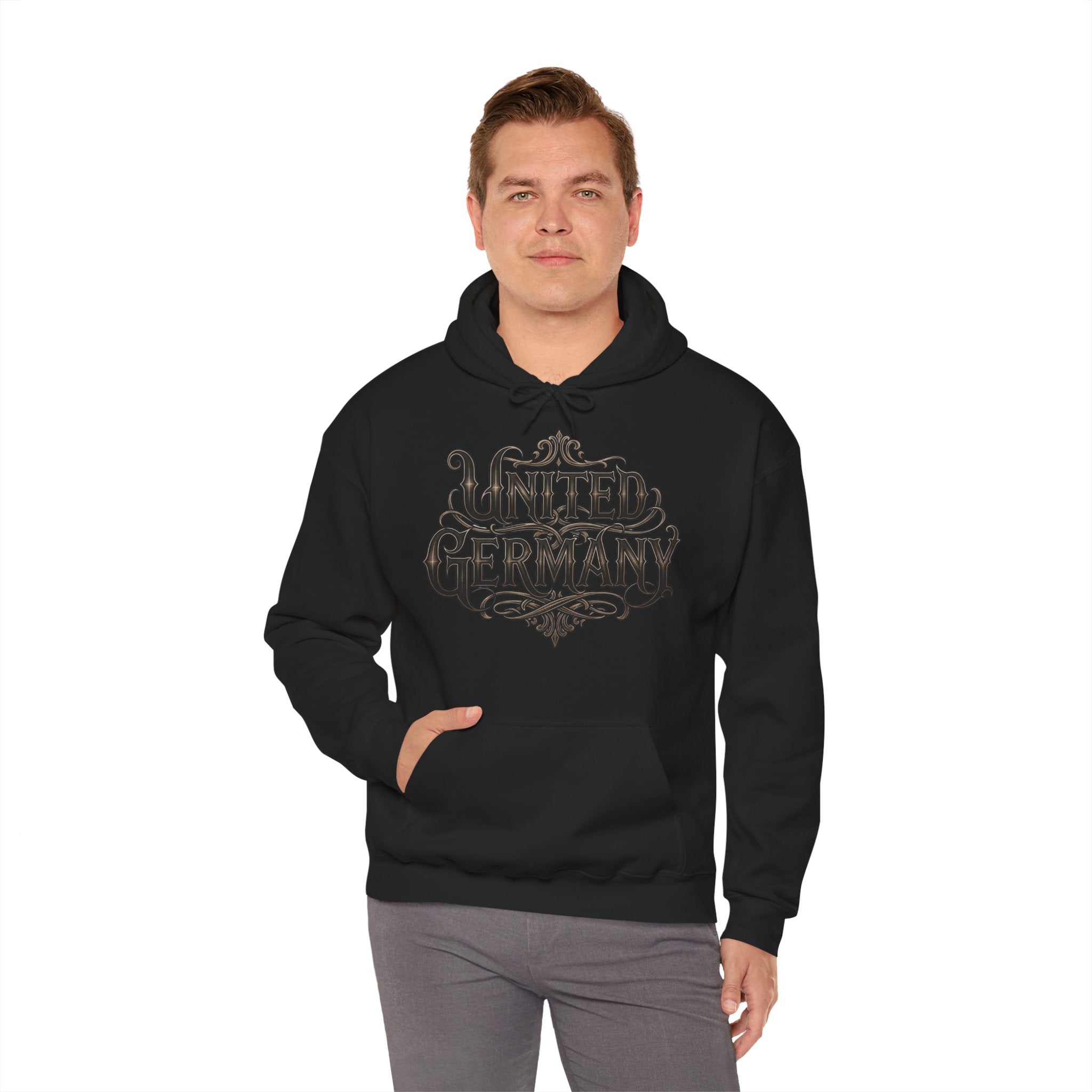 NATIONALSTOLZ ,,United Germany" Hoodie —  Flag Pittbull,, Ost Loyal bis zum Tod"