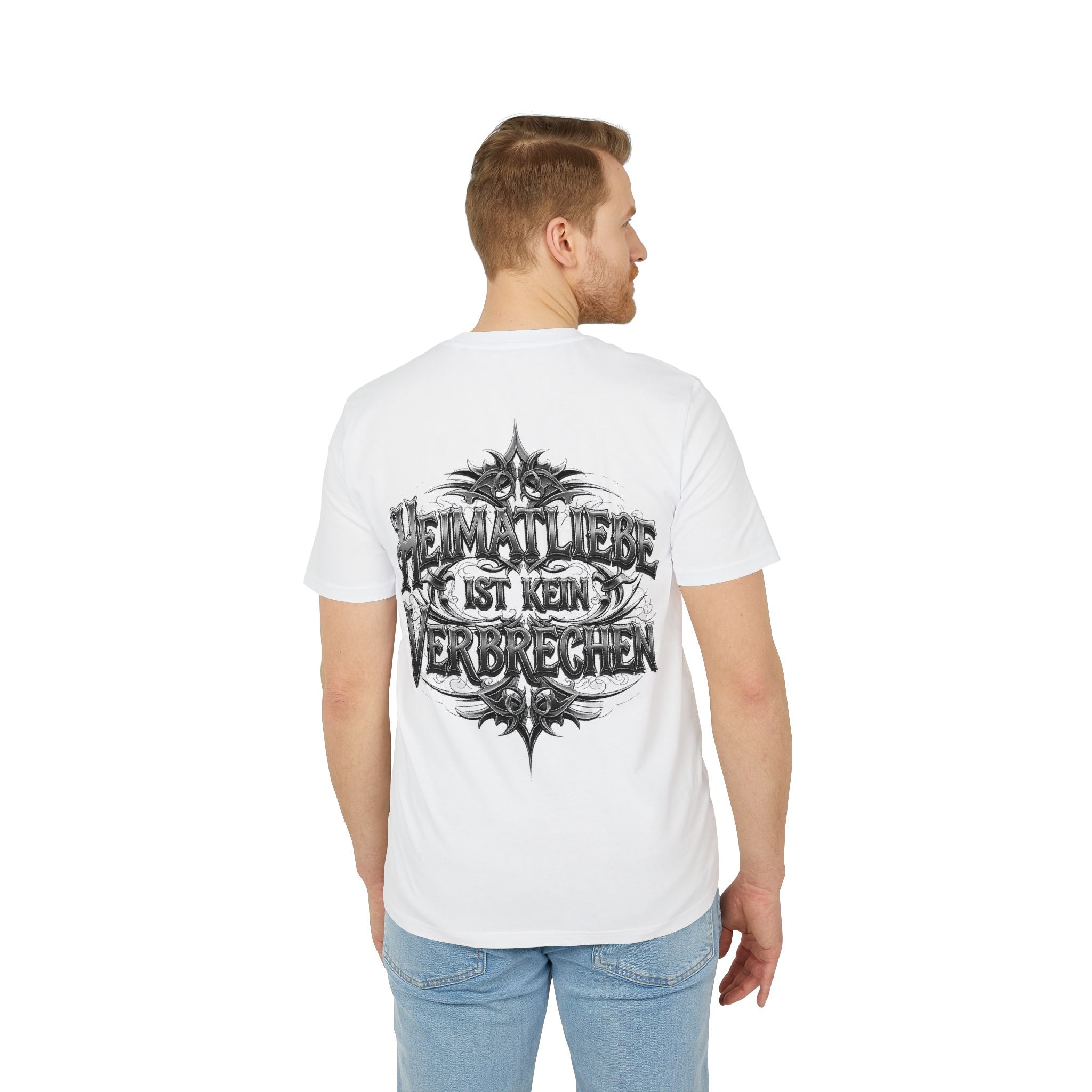 NATIONALSTOLZ Streetwear T Shirt Unisex -  'Heimatliebe ist kein Verbrechen'
