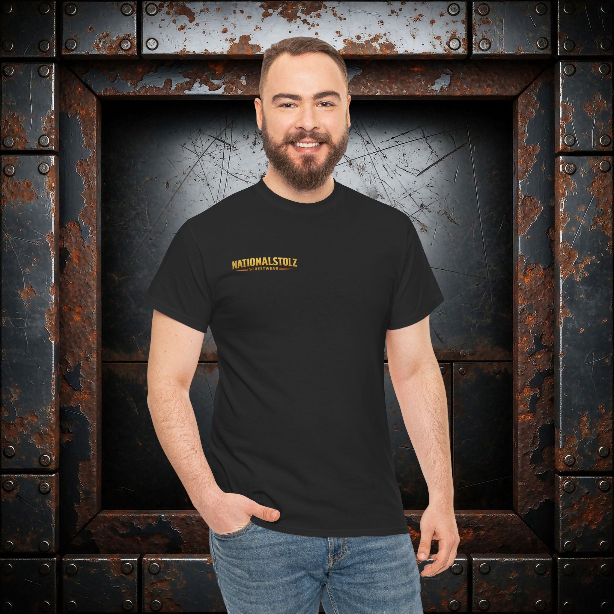 NATIONALSTOLZ T‑Shirt — " Land der Väter " Adler Deutschland