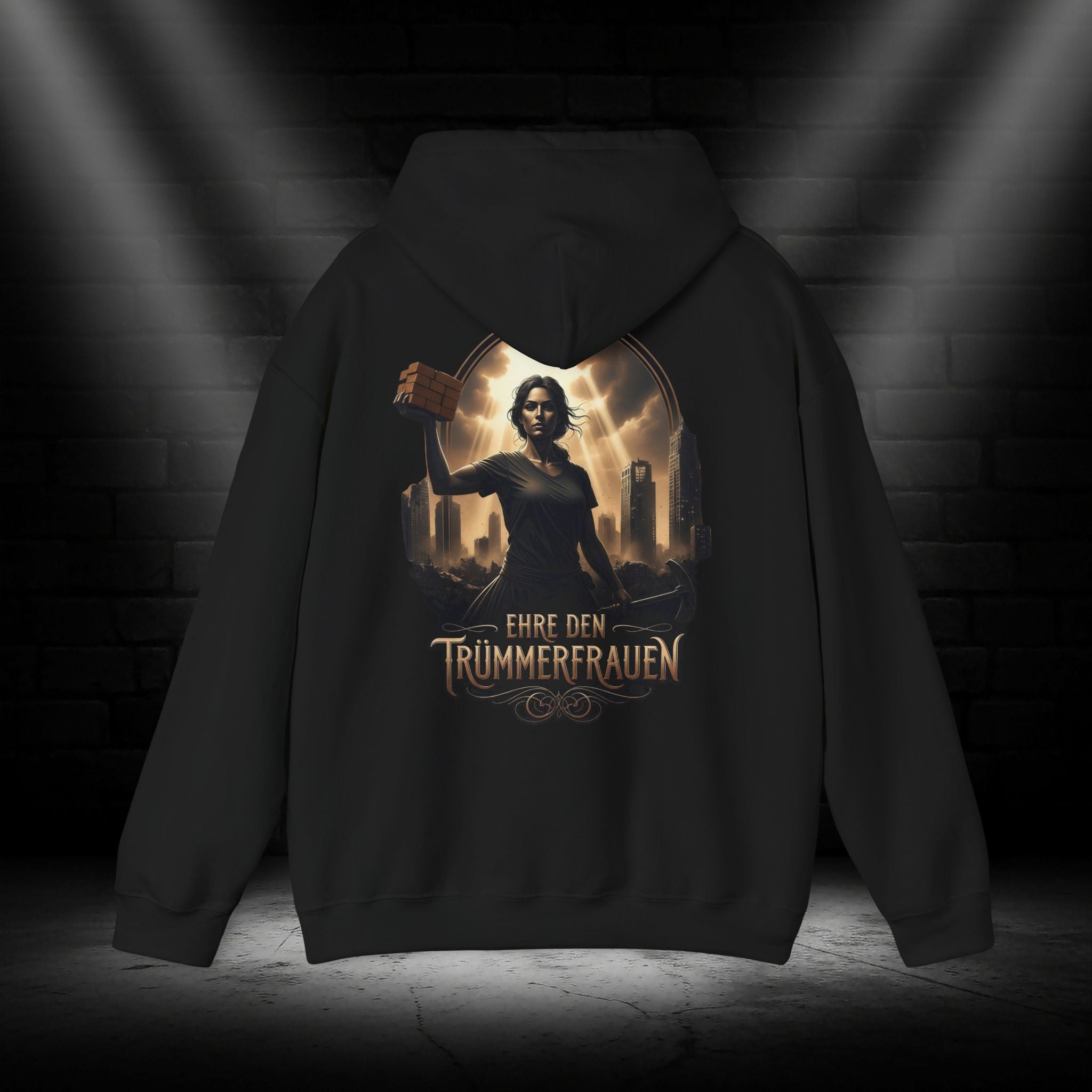 NATIONALSTOLZ Hoodie - "Ehre den Trümmerfrauen" Vintage WWII,,