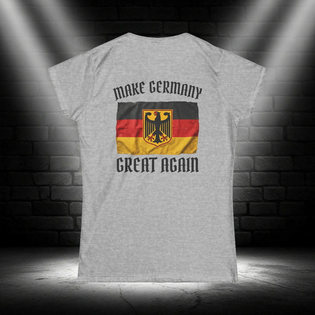 NATIONALSTOLZ Damen T- Shirt ,,Make Germany great again" Deutschland