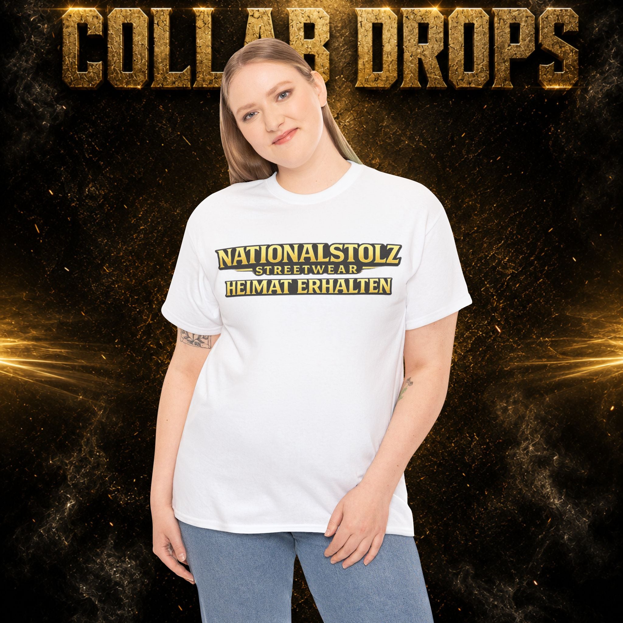 NATIONALSTOLZ & HEIMAT ERHALTEN COLLAB T-Shirt - ,,Für Unsere Wurzeln"