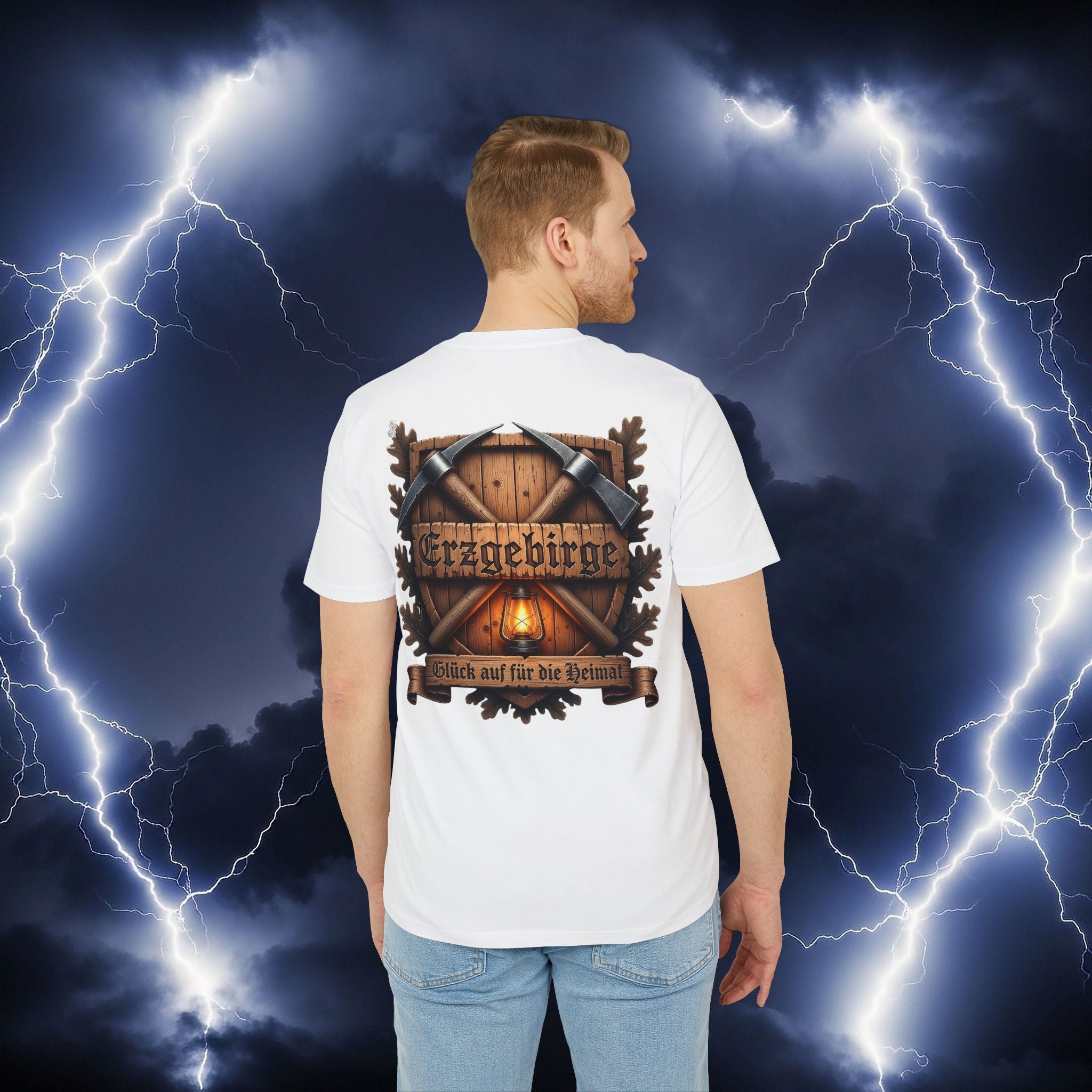 NATIONALSTOLZ T-Shirt  ,, ERZGEBIRGE"
