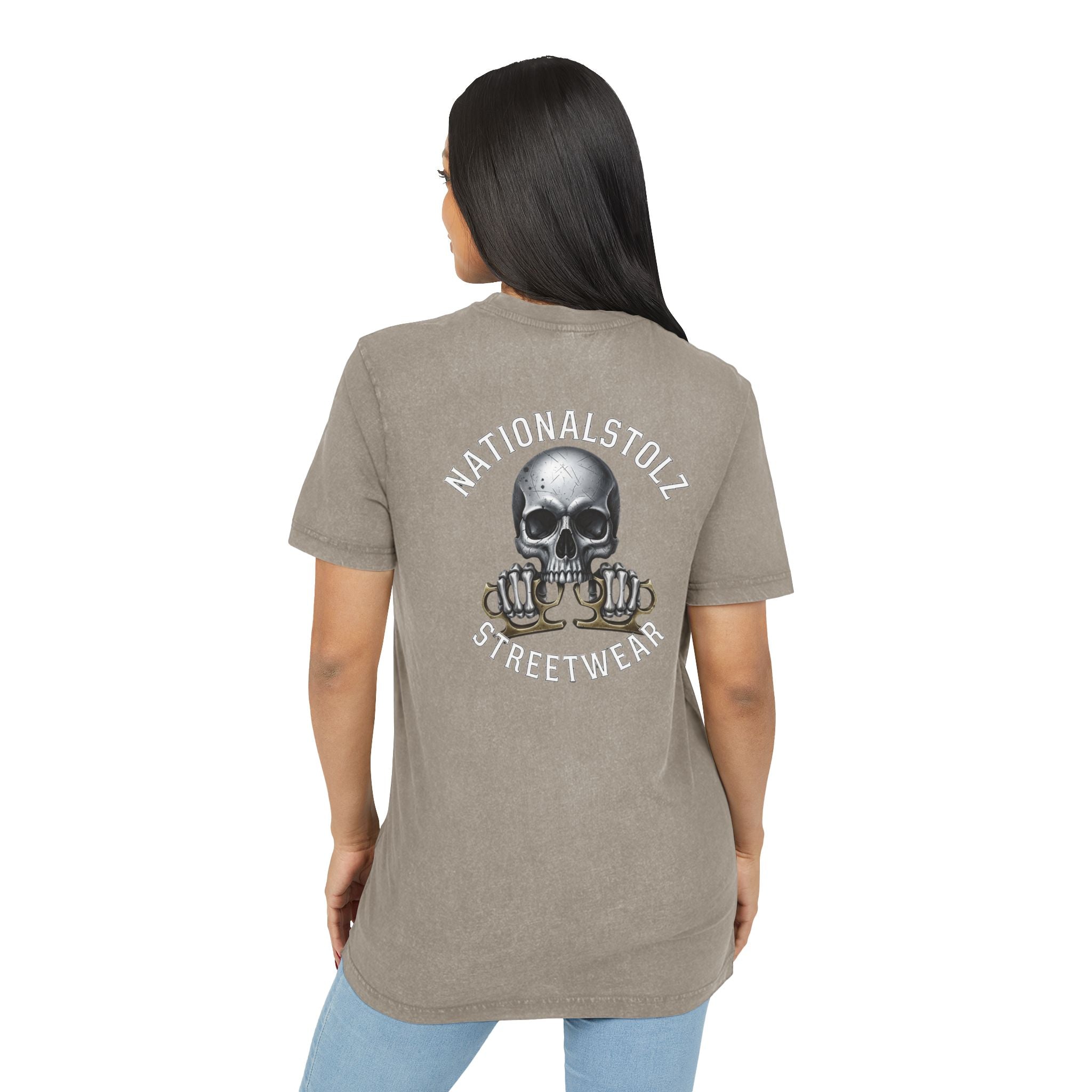 Nationalstolz Streetwear - Skull Schlagring Motiv