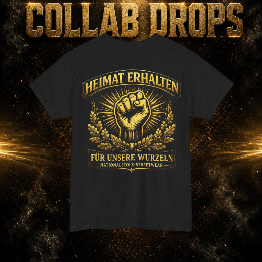 NATIONALSTOLZ & HEIMAT ERHALTEN COLLAB T-Shirt - ,,Für Unsere Wurzeln"