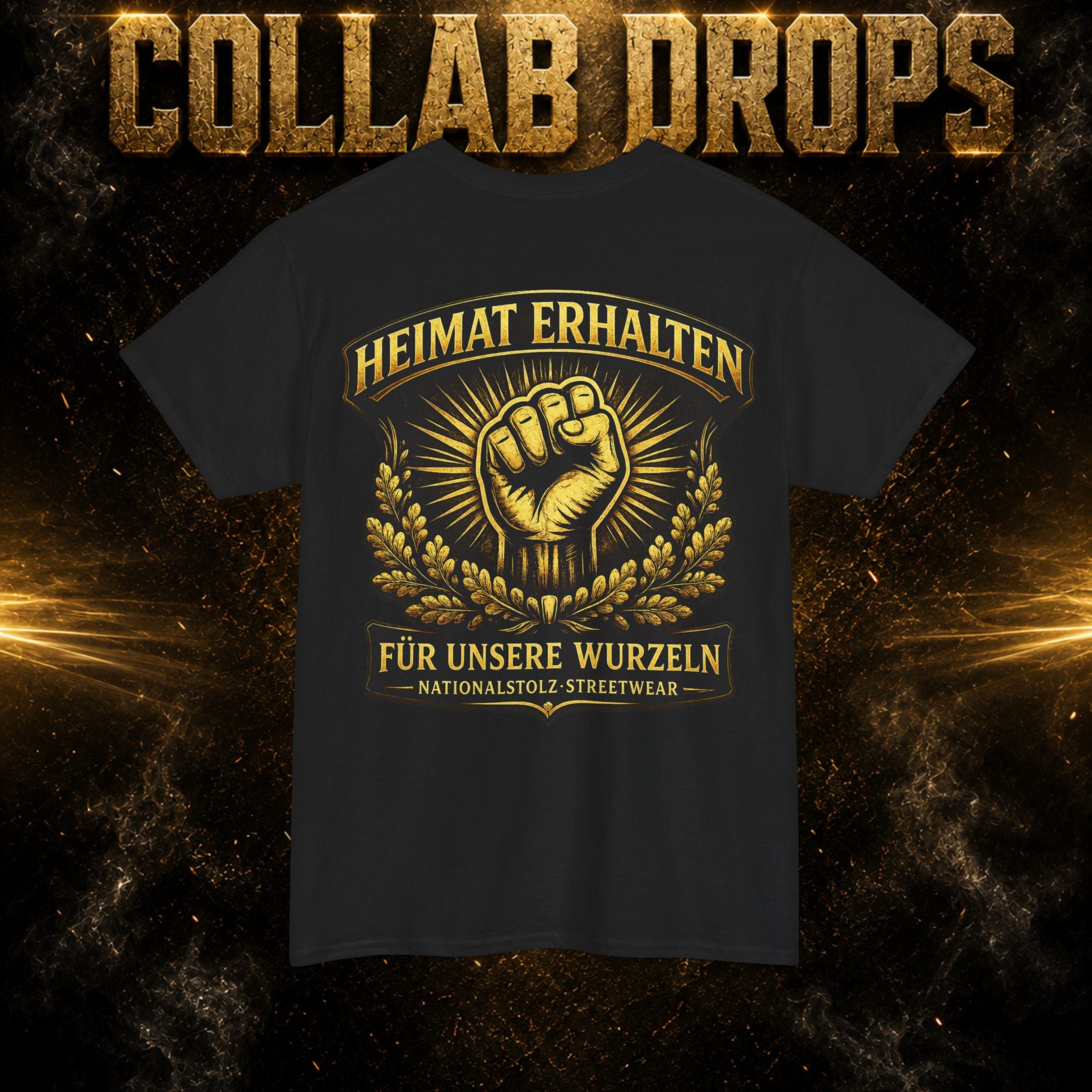 NATIONALSTOLZ & HEIMAT ERHALTEN COLLAB T-Shirt - ,,Für Unsere Wurzeln"
